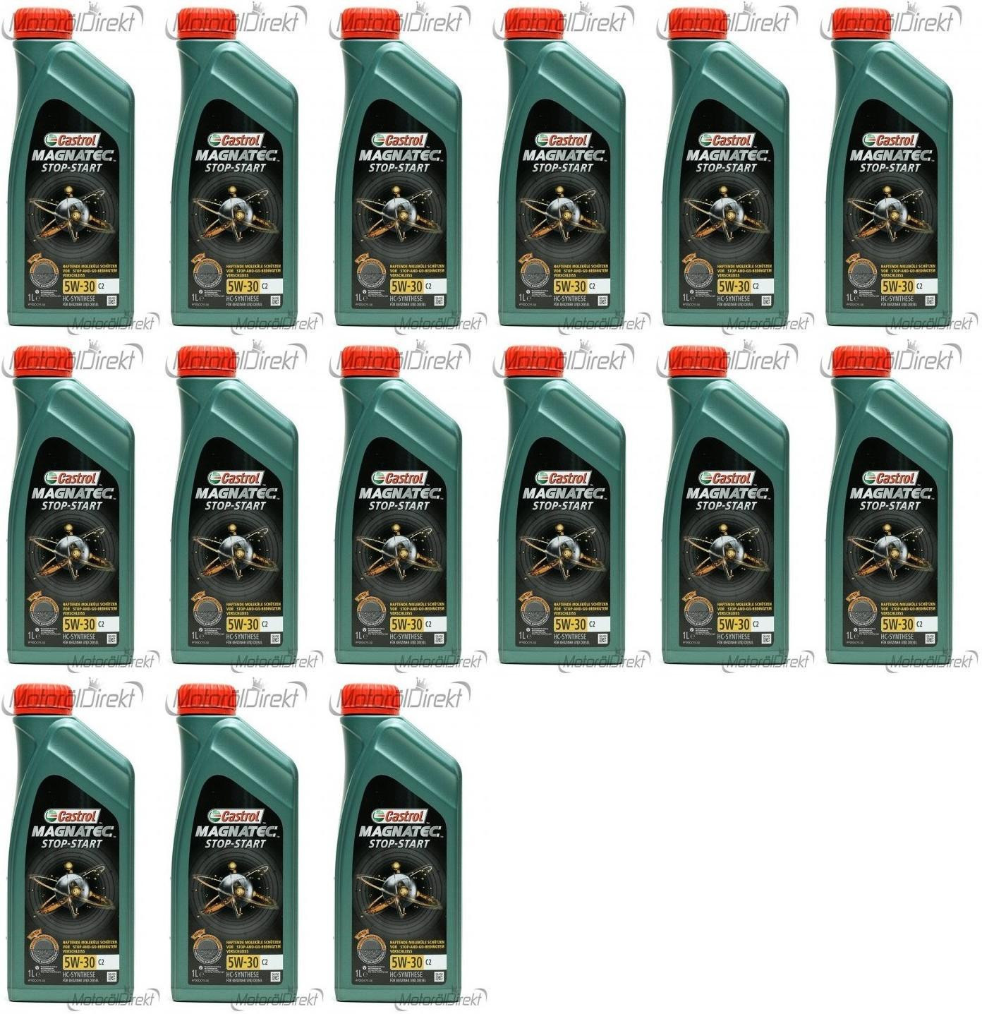 Castrol Magnatec Stop-Start 5W-30 C2 15x 1l = 15 Liter