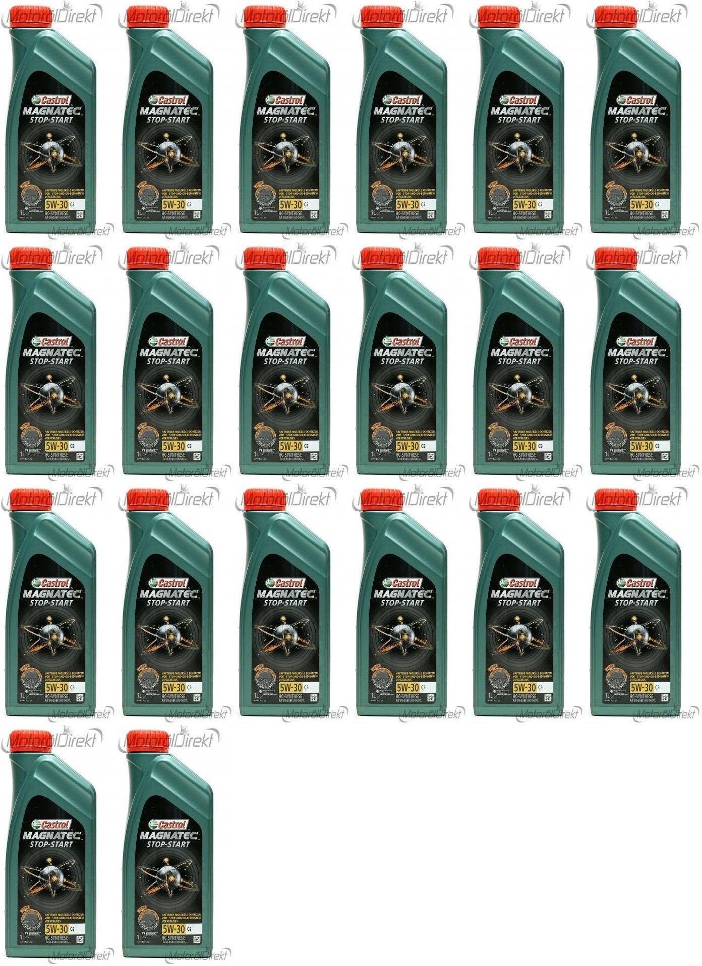 Castrol Magnatec Stop-Start 5W-30 C2 20x 1l = 20 Liter