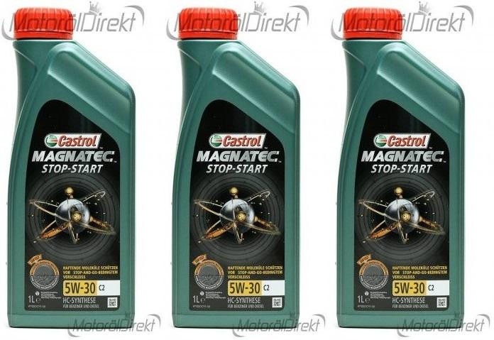Castrol Magnatec Stop-Start 5W-30 C2 3x 1l = 3 Liter