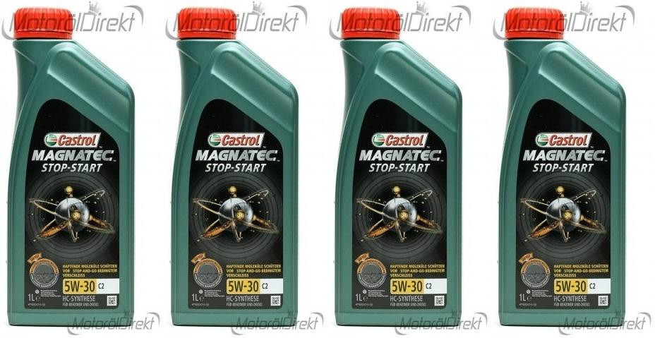 Castrol Magnatec Stop-Start 5W-30 C2 4x 1l = 4 Liter