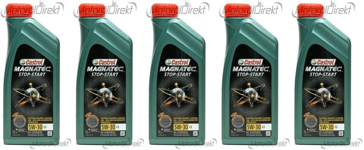 Castrol Magnatec Stop-Start 5W-30 C2 5x 1l = 5 Liter