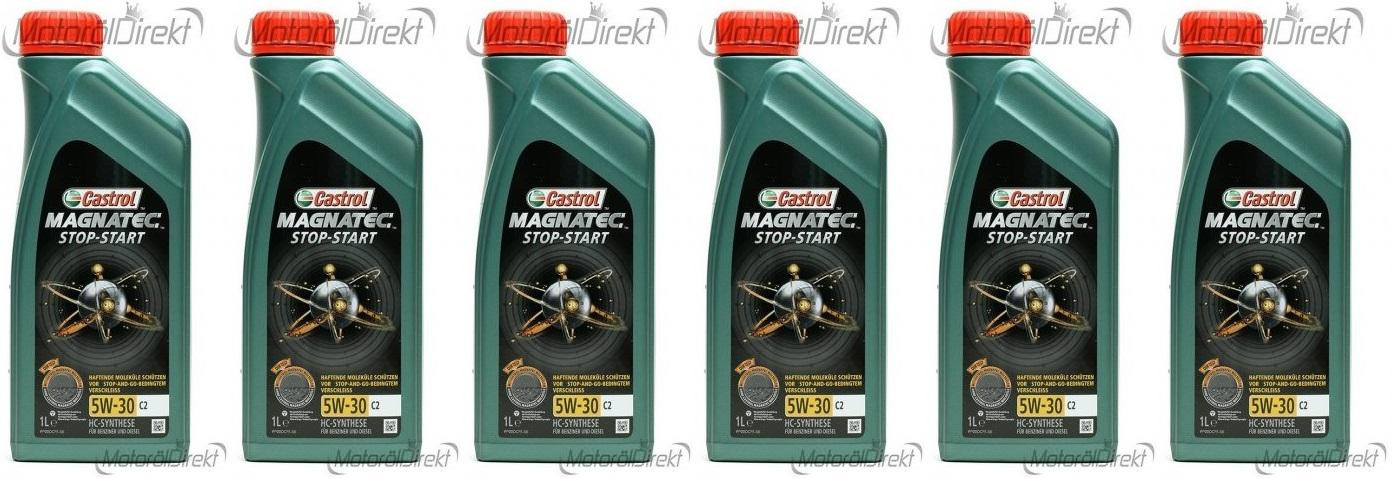 Castrol Magnatec Stop-Start 5W-30 C2 6x 1l = 6 Liter
