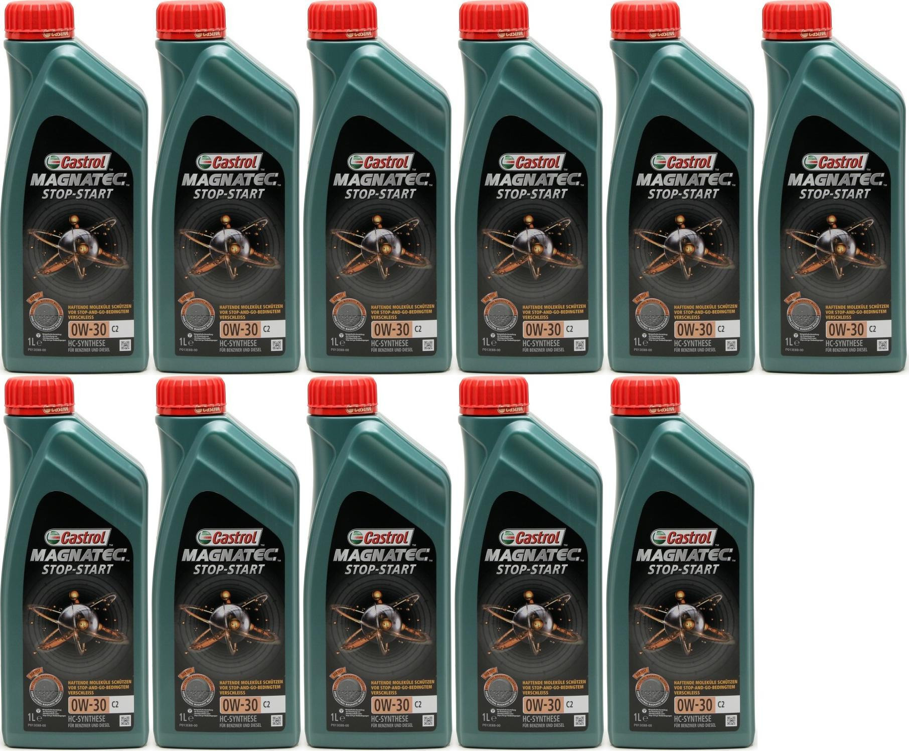 Castrol Magnatec Stop-Start C2 0W-30 Motoröl 11x 1l = 11 Liter