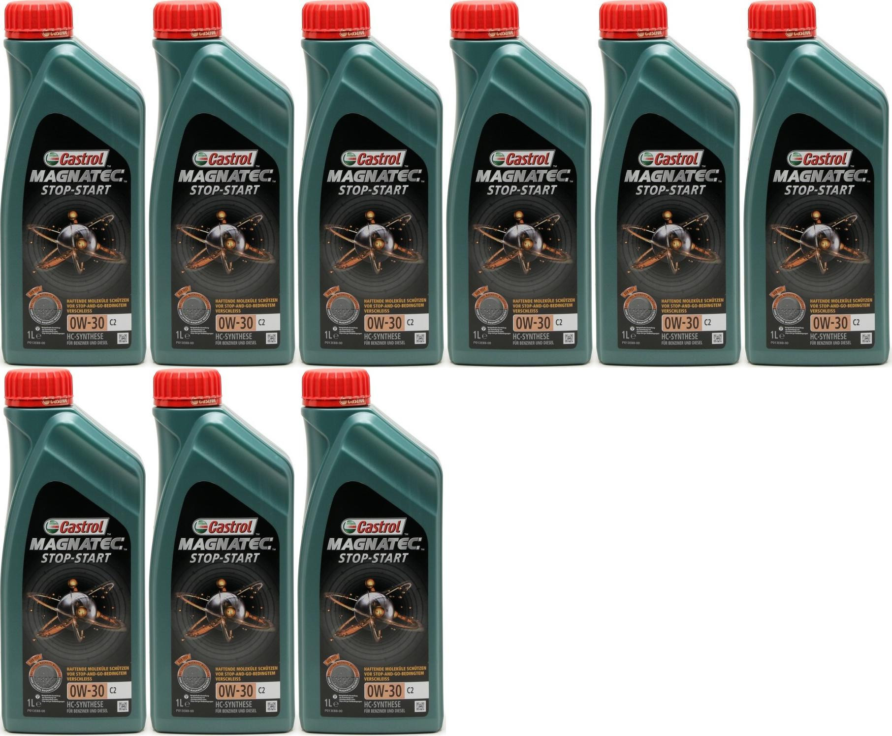 Castrol Magnatec Stop-Start C2 0W-30 Motoröl 9x 1l = 9 Liter