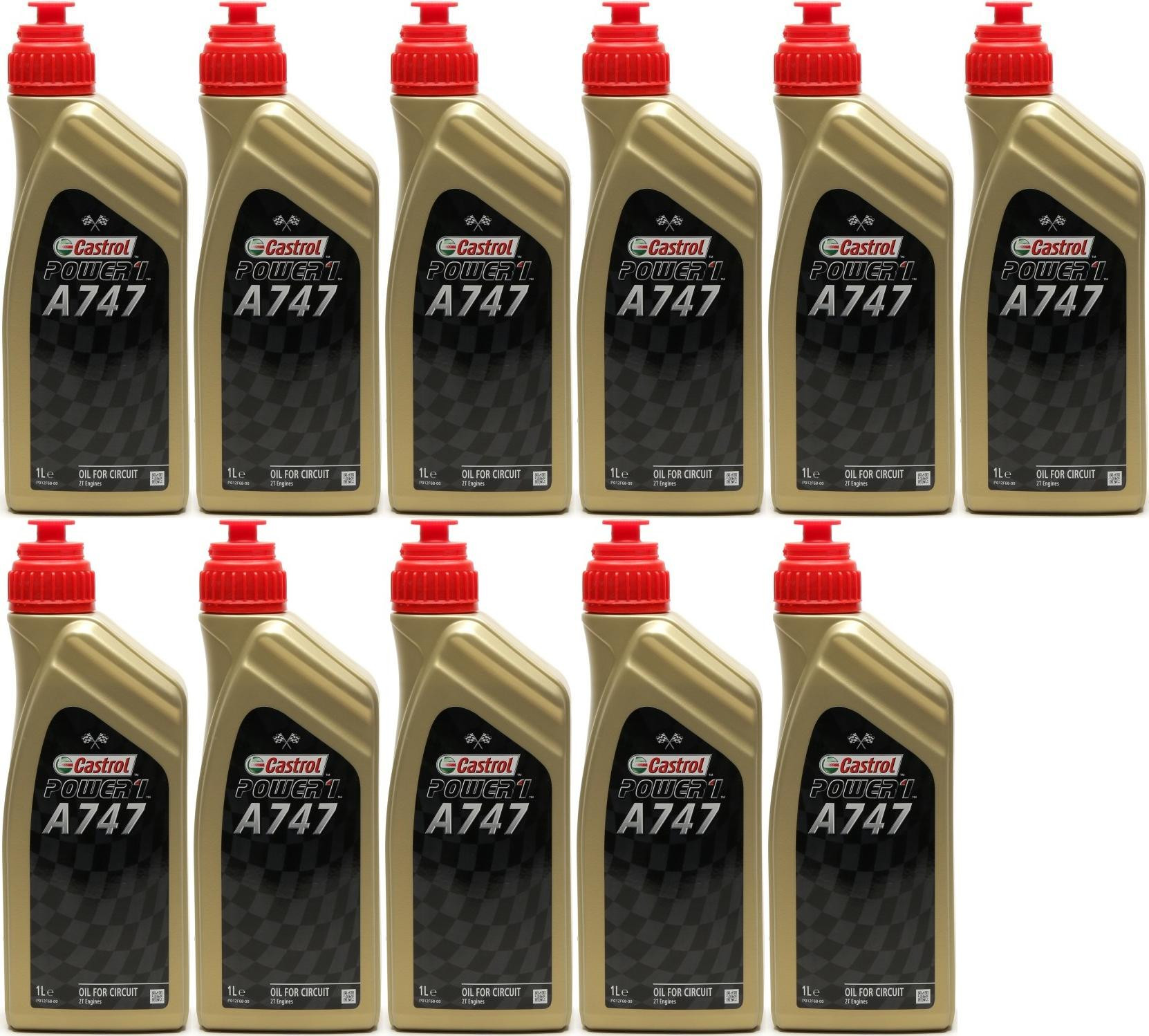 Castrol POWER1 A747 Motorrad Motoröl 11x 1l = 11 Liter