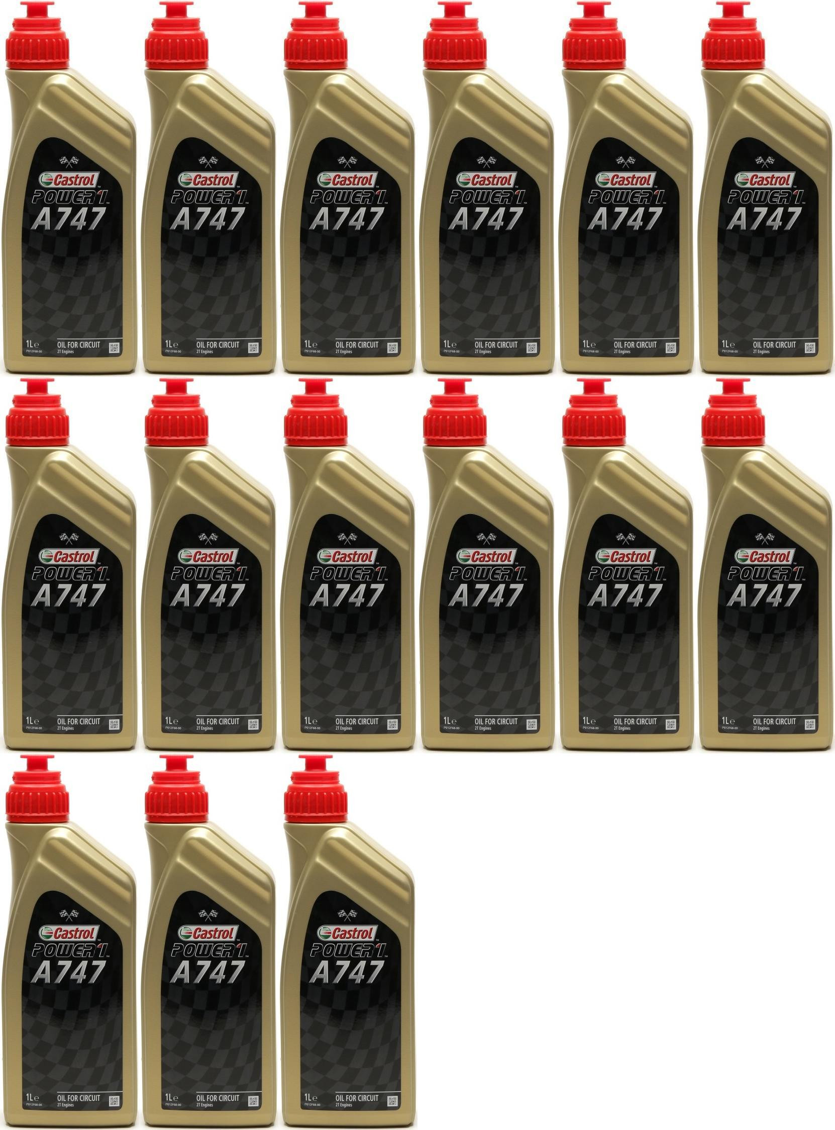 Castrol POWER1 A747 Motorrad Motoröl 15x 1l = 15 Liter