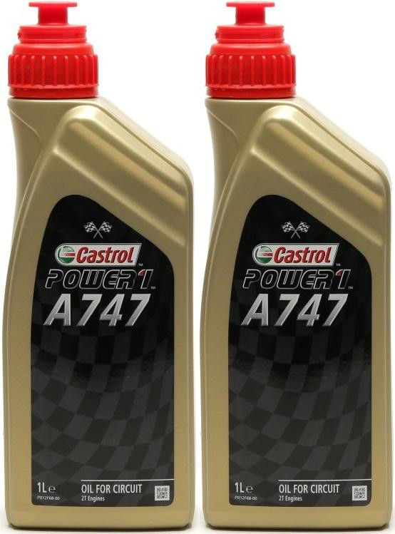 Castrol POWER1 A747 Motorrad Motoröl 2x 1l = 2 Liter