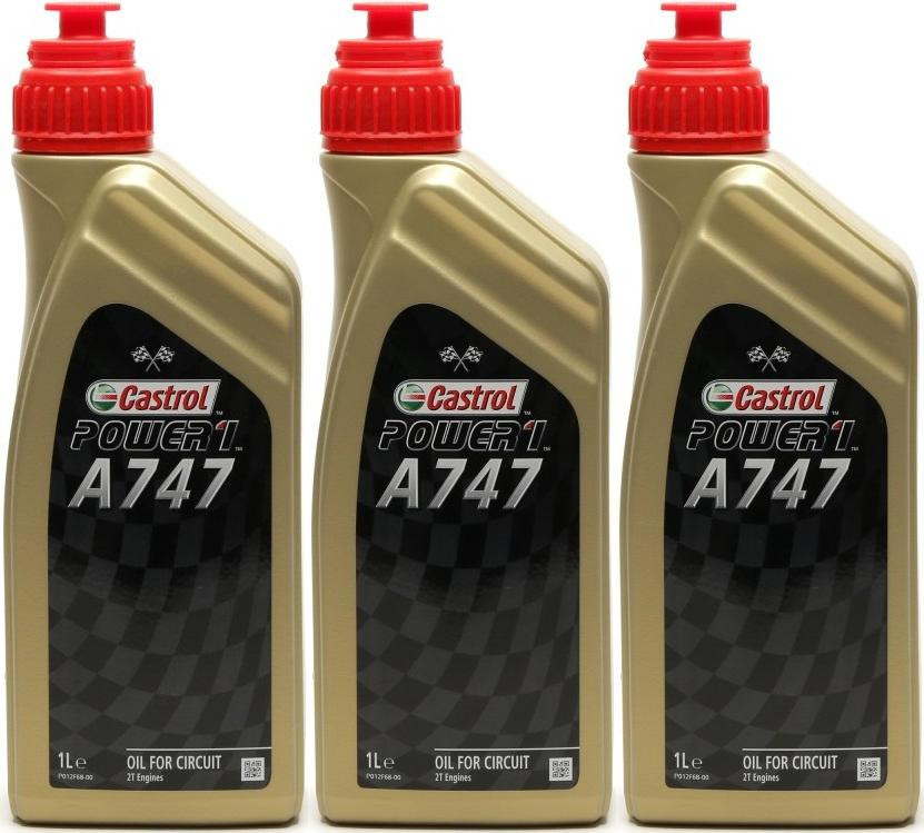 Castrol POWER1 A747 Motorrad Motoröl 3x 1l = 3 Liter