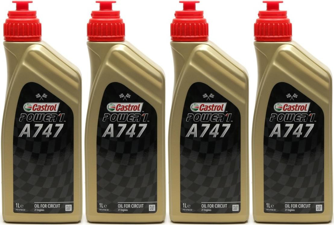 Castrol POWER1 A747 Motorrad Motoröl 4x 1l = 4 Liter