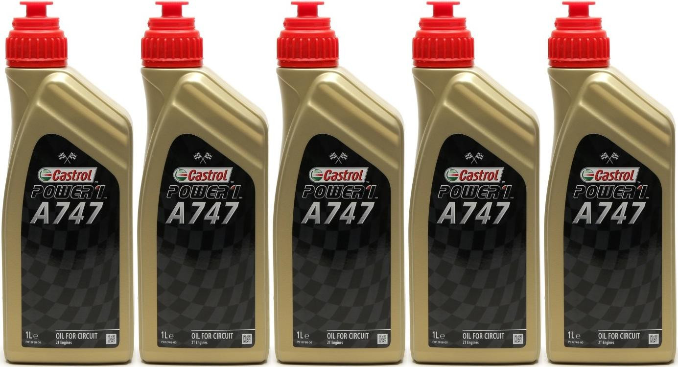 Castrol POWER1 A747 Motorrad Motoröl 5x 1l = 5 Liter