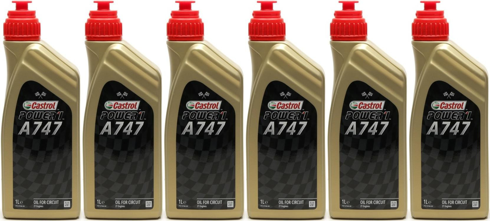Castrol POWER1 A747 Motorrad Motoröl 6x 1l = 6 Liter