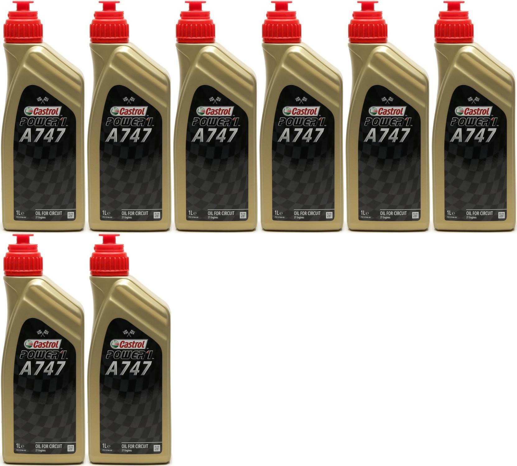 Castrol POWER1 A747 Motorrad Motoröl 8x 1l = 8 Liter