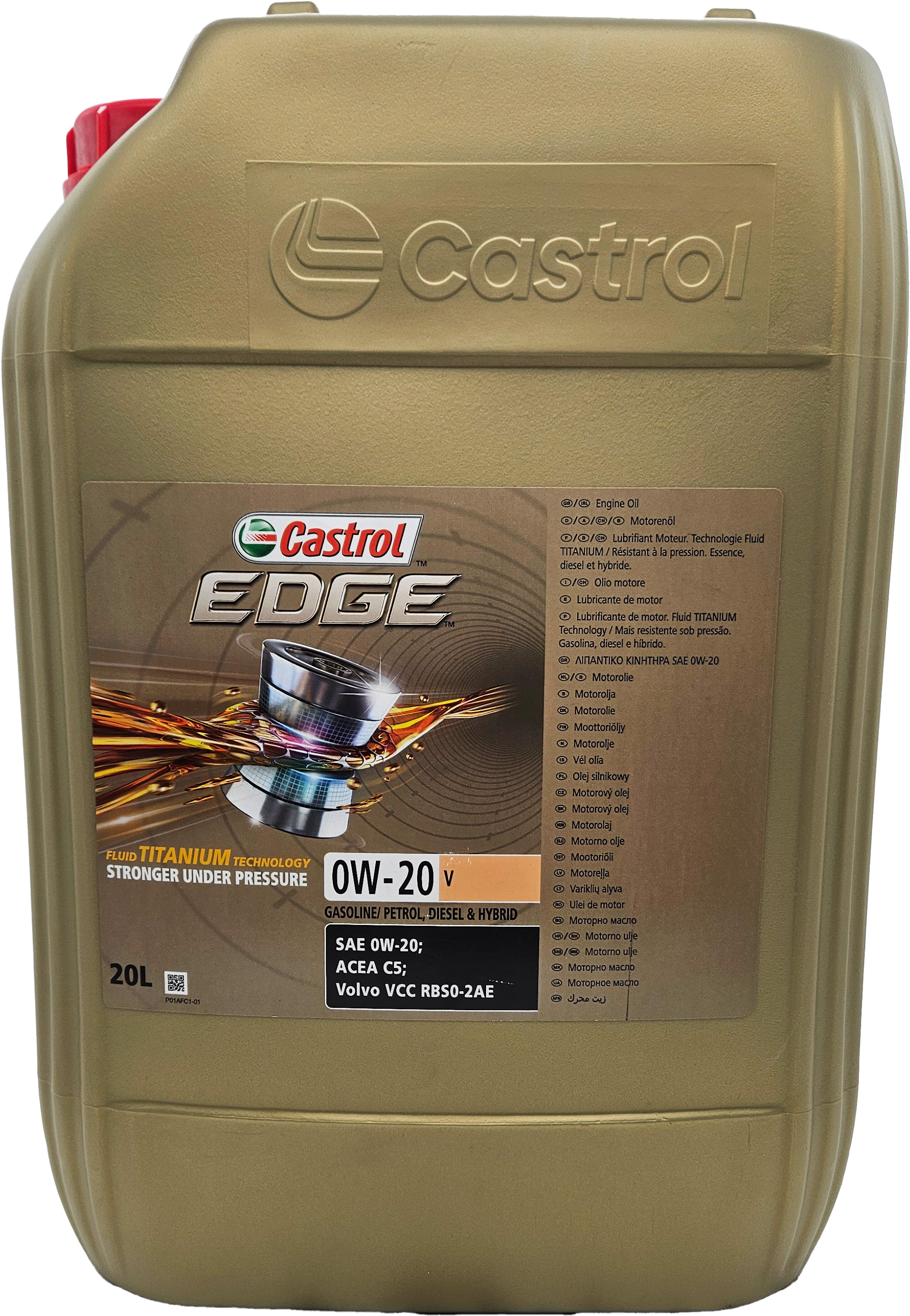 Castrol Edge V 0W-20 Motoröl 20l Kanister