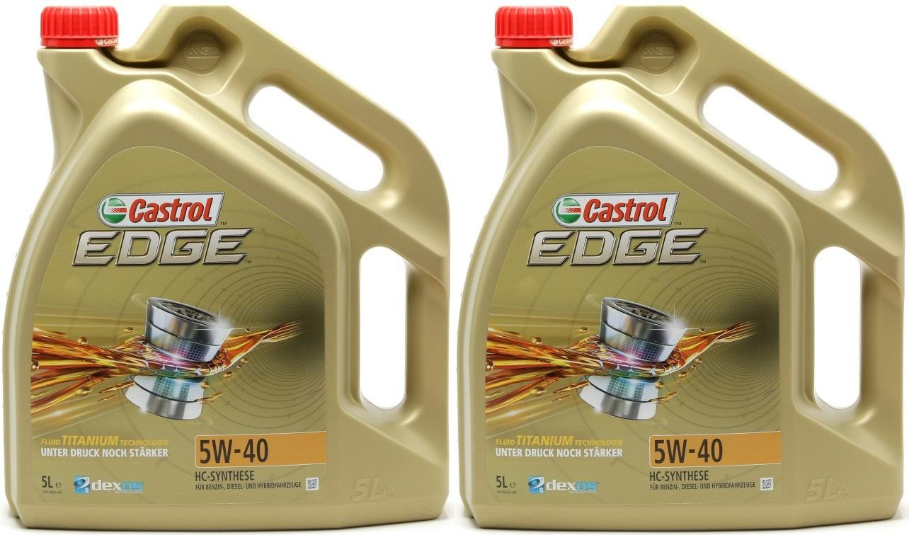 Castrol Edge Fluid Titanium (ex. FST) 5W-40 Motoröl 2x 5 = 10 Liter