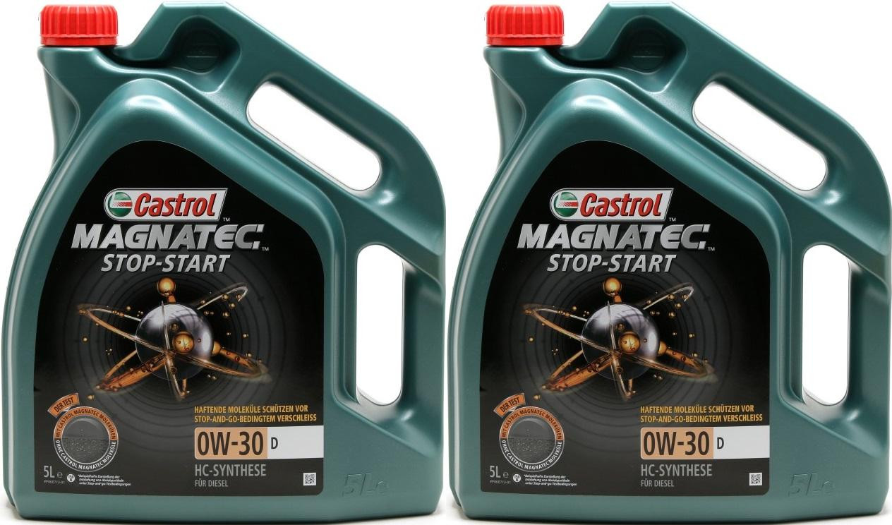 Castrol Magnatec Stop-Start 0W-30 D (Ford WSS-M2C950-A) 2x 5 = 10 Liter