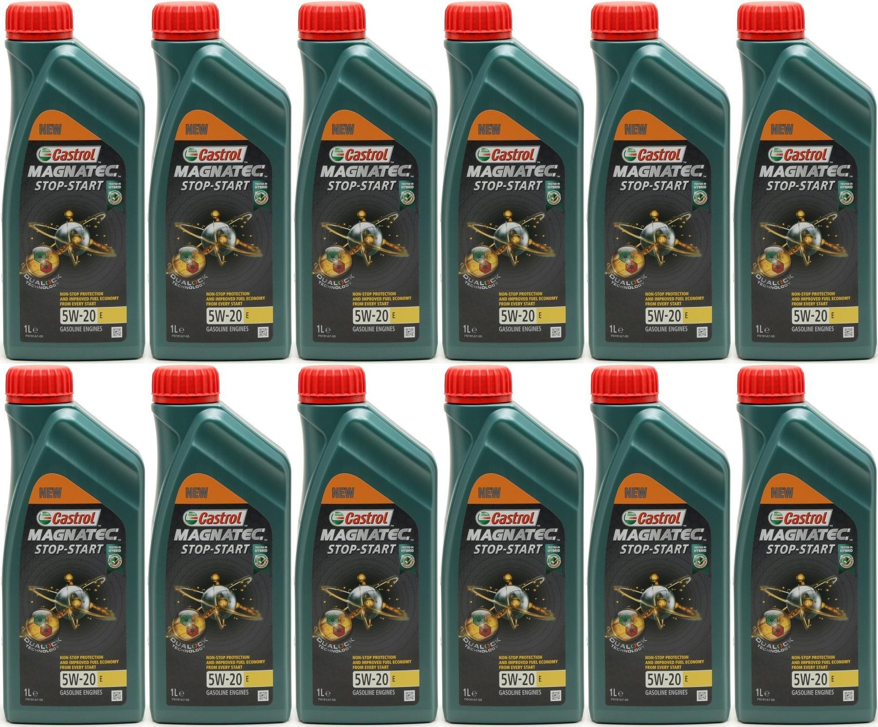 Castrol Magnatec Stop-Start 5W-20 E (Ford EcoBoost WSS-M2C948-B) 12x1l=12 Liter