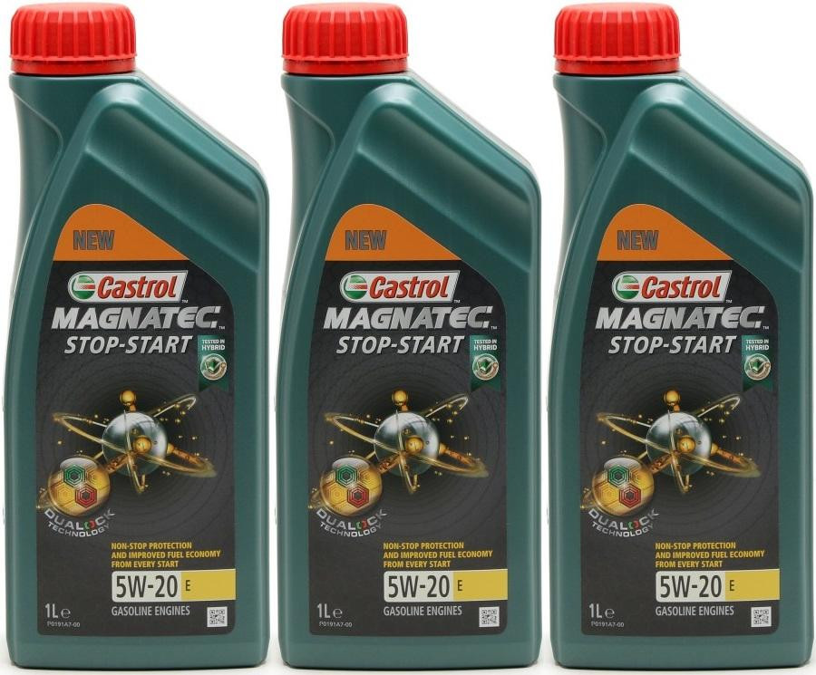 Castrol Magnatec Stop-Start 5W-20 E (Ford EcoBoost WSS-M2C948-B) 3x 1l = 3 Liter
