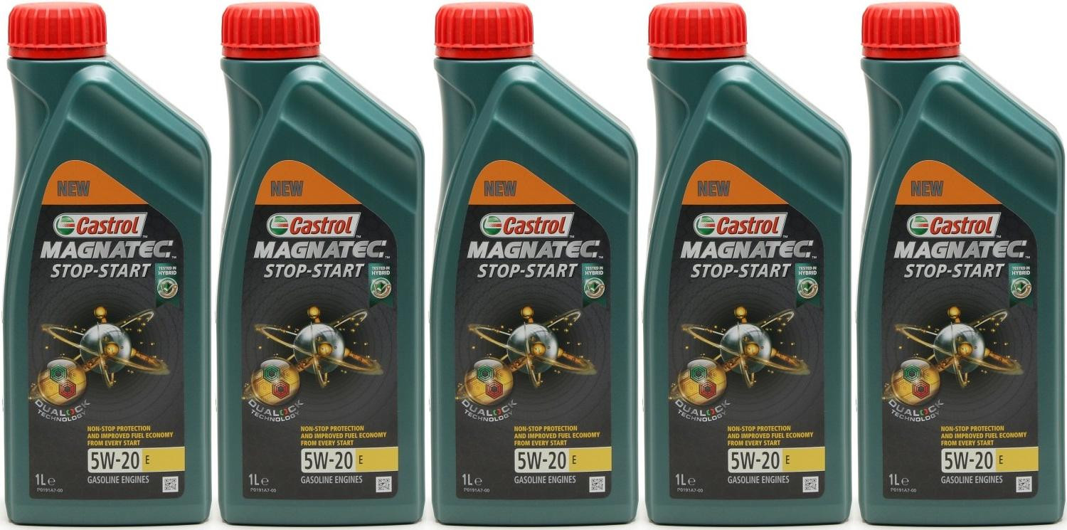 Castrol Magnatec Stop-Start 5W-20 E (Ford EcoBoost WSS-M2C948-B) 5x 1l = 5 Liter