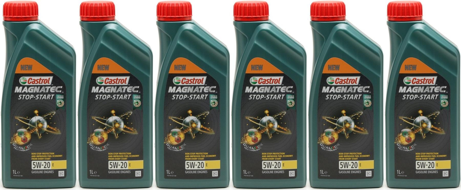 Castrol Magnatec Stop-Start 5W-20 E (Ford EcoBoost WSS-M2C948-B) 6x 1l = 6 Liter