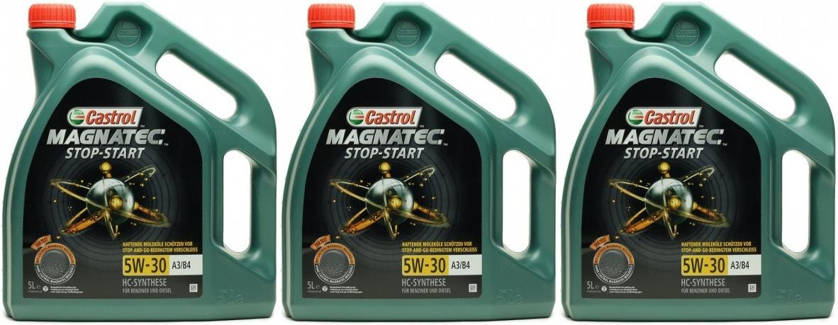 Castrol Magnatec Stop-Start 5W-30 A3/B4 3x 5 = 15 Liter