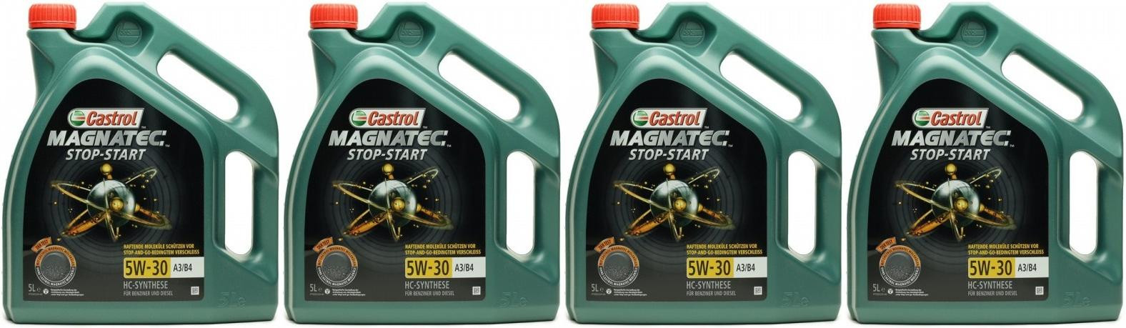 Castrol Magnatec Stop-Start 5W-30 A3/B4 4x 5 = 20 Liter