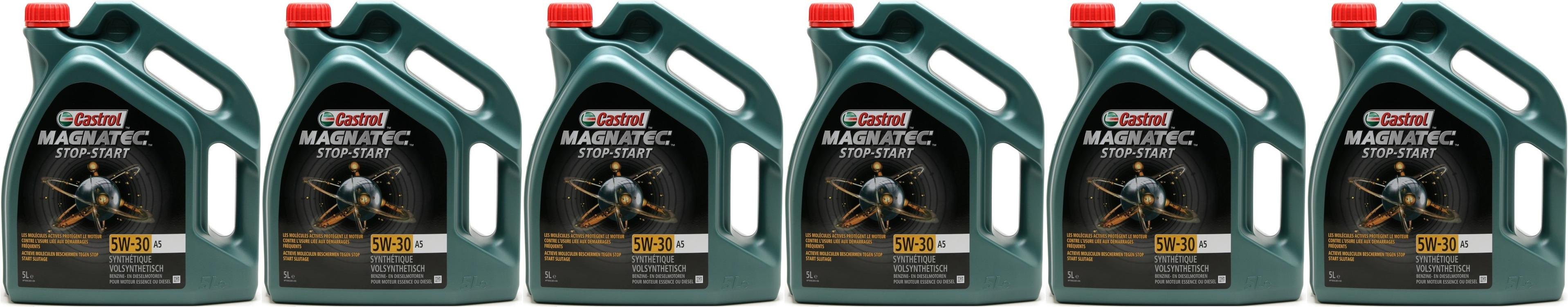Castrol Magnatec Stop-Start 5W-30 A5 6x 5 = 30 Liter