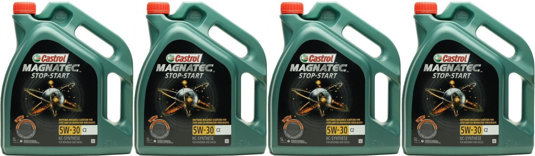 Castrol Magnatec Stop-Start 5W-30 C2 4x 5 = 20 Liter