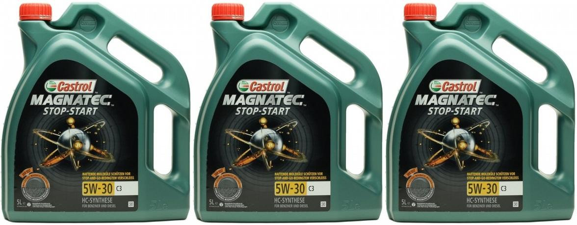 Castrol Magnatec Stop-Start 5W-30 C3 3x 5 = 15 Liter