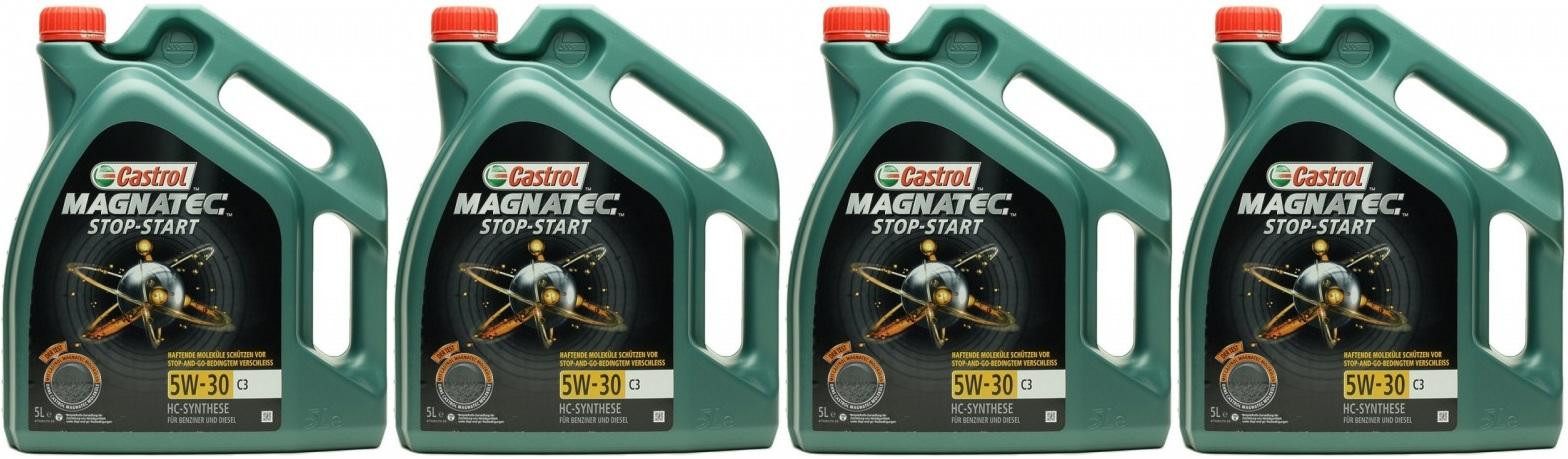 Castrol Magnatec Stop-Start 5W-30 C3 4x 5 = 20 Liter