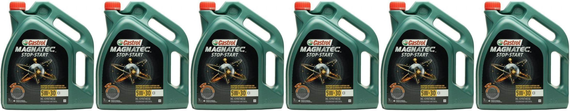 Castrol Magnatec Stop-Start 5W-30 C3 6x 5 = 30 Liter