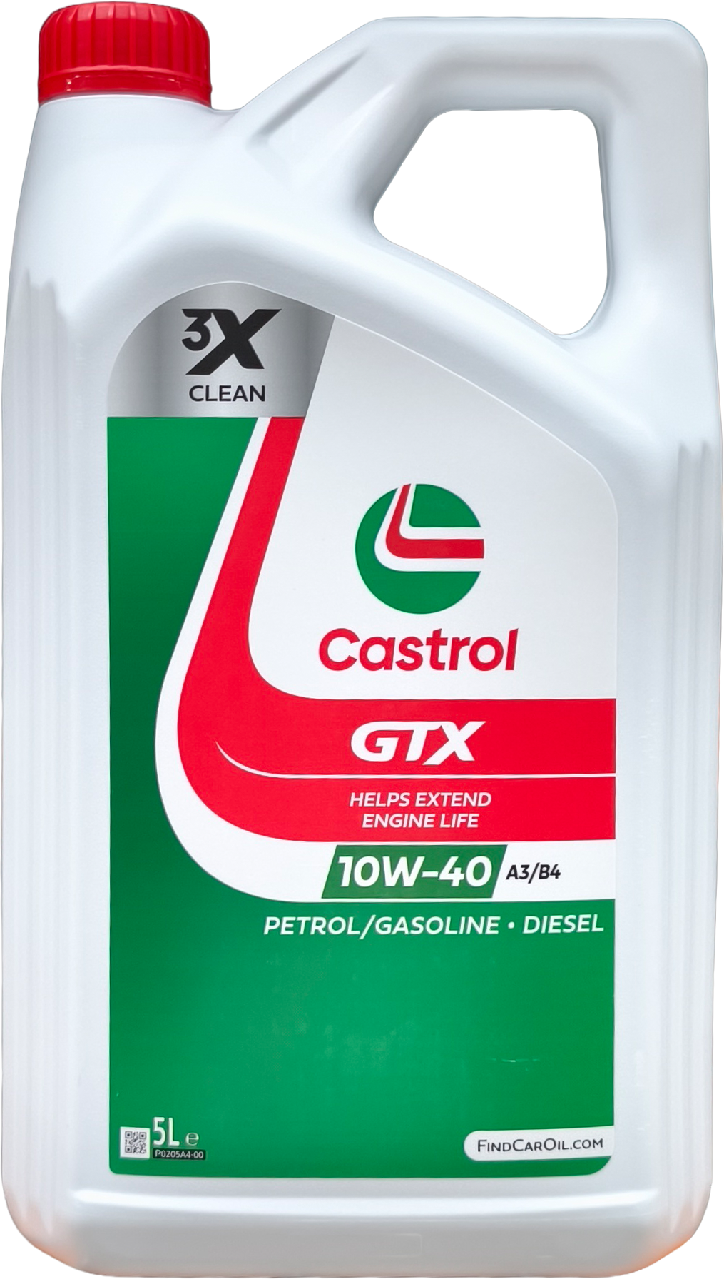 Castrol GTX 10W-40 A3/B4 Motoröl 5l Kanister (ex. Ultraclean)
