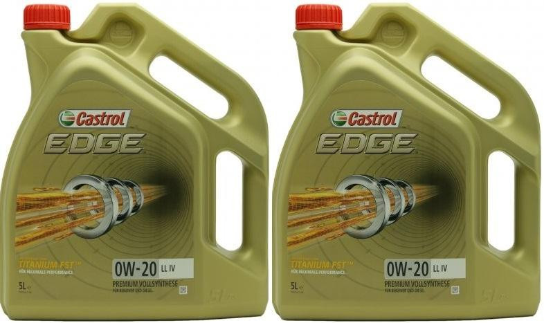 Castrol Edge LL IV 0W-20 Motoröl 2x 5 = 10 Liter