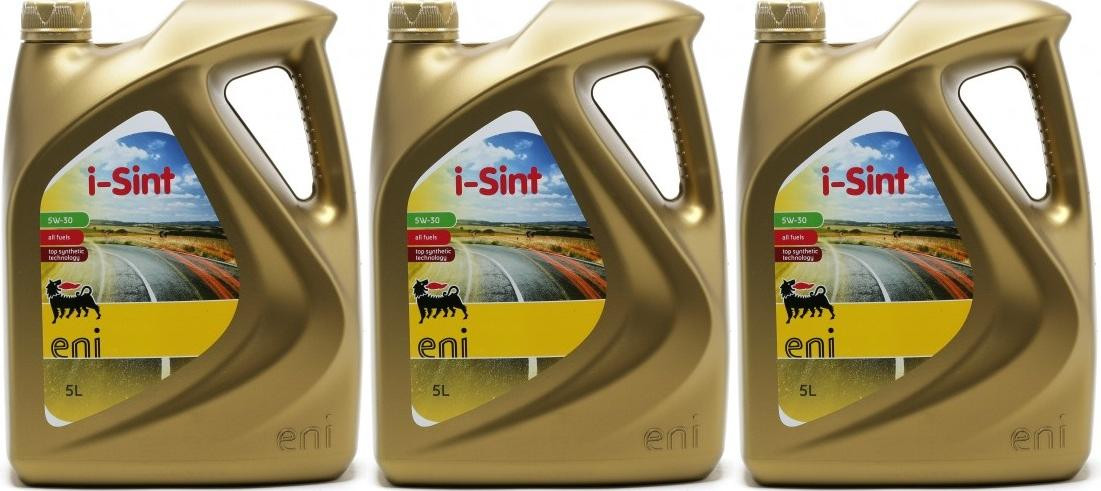 ENI i-Sint 5W-30 Motoröl 3x 5 = 15 Liter