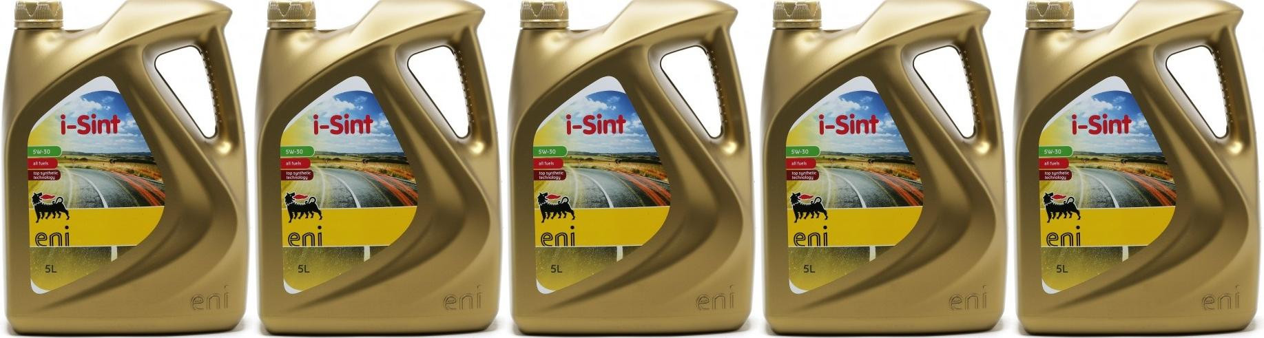 ENI i-Sint 5W-30 Motoröl 5x 5 = 25 Liter