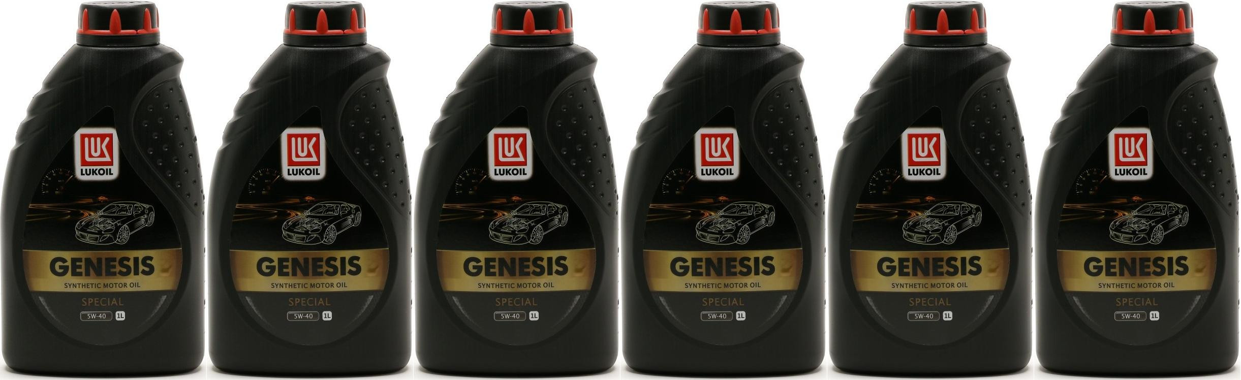 Lukoil Genesis special 5W-40 Motoröl 6x 1l = 6 Liter