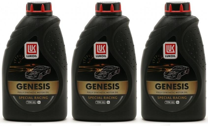 Lukoil Genesis special racing 10W-60 Motoröl 3x 1l = 3 Liter