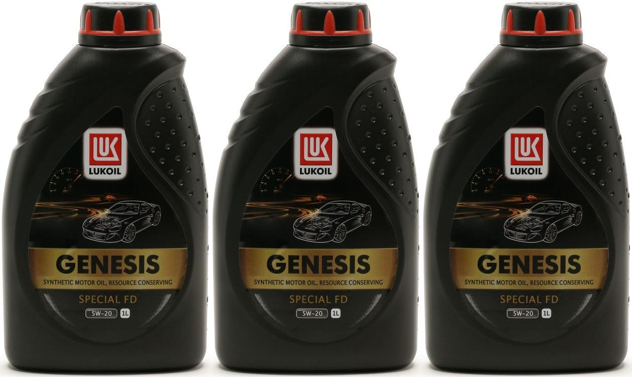 Lukoil Genesis Special FD 5W-20 Motoröl 3x 1l = 3 Liter