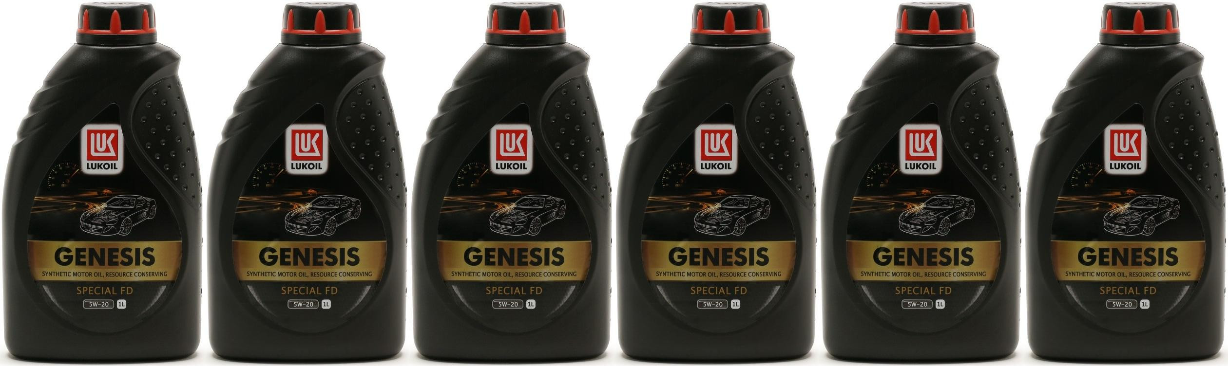 Lukoil Genesis Special FD 5W-20 Motoröl 6x 1l = 6 Liter