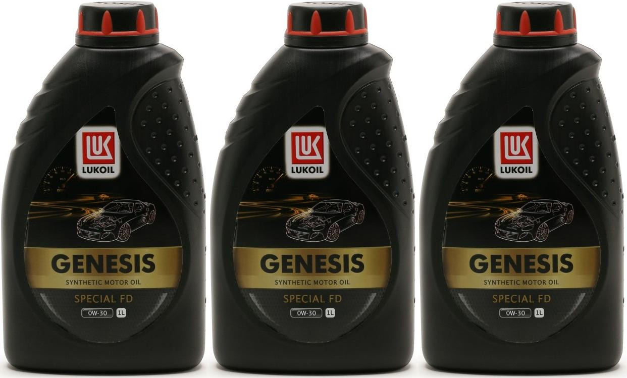 LUKOIL GENESIS SPECIAL FD 0W-30 Motoröl 3x 1l = 3 Liter