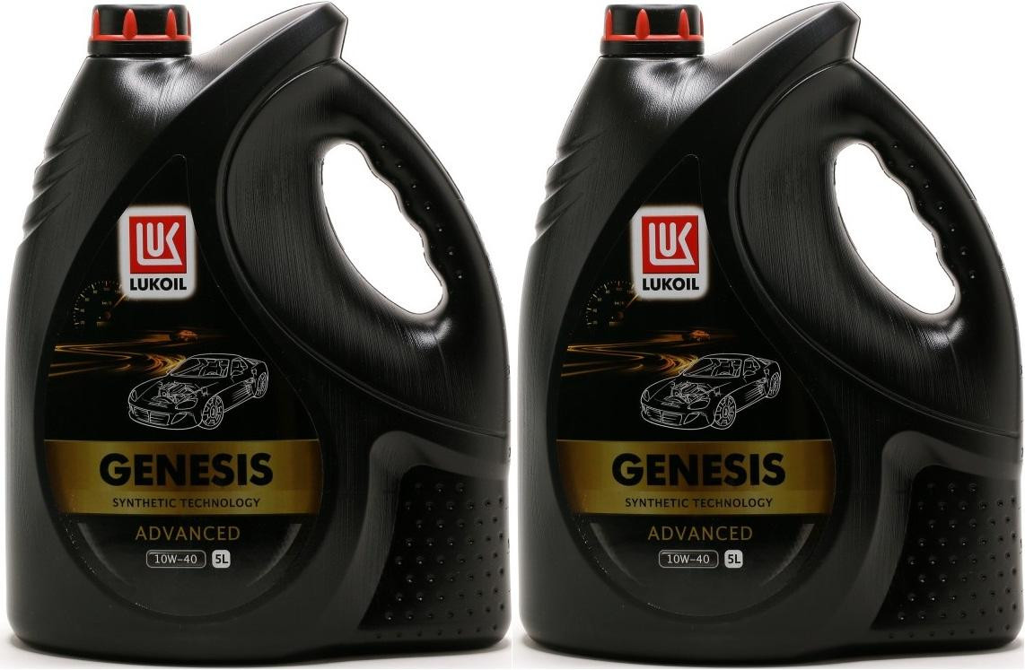 Lukoil Genesis Advanced 10W-40 Motoröl 2x 5 = 10 Liter