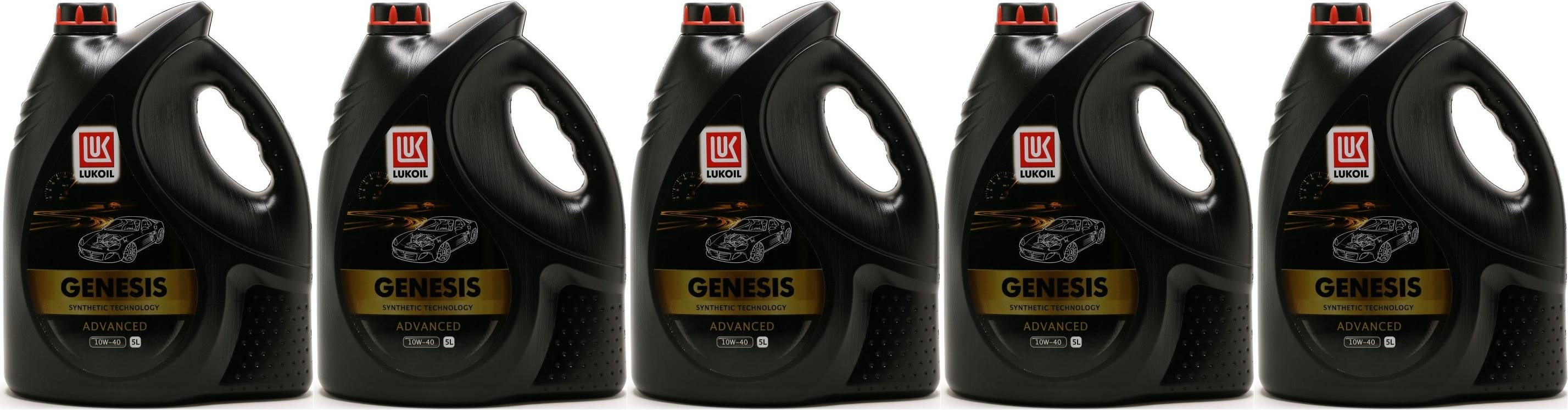Lukoil Genesis Advanced 10W-40 Motoröl 5x 5 = 25 Liter