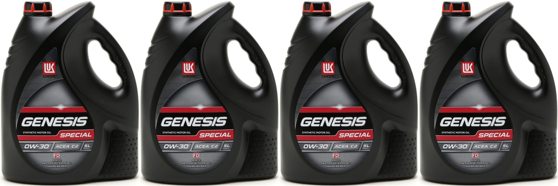 LUKOIL GENESIS SPECIAL C2 0W-30 4x 5 = 20 Liter