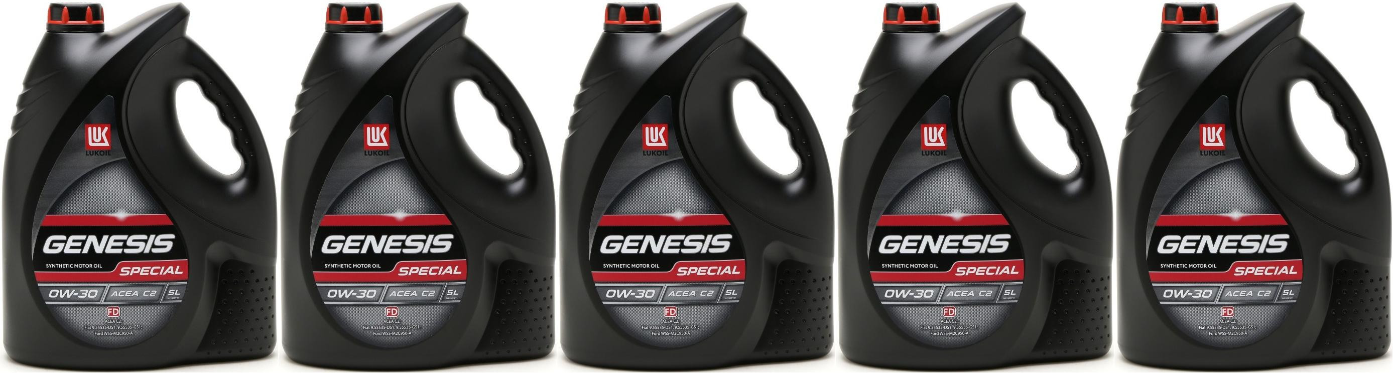 LUKOIL GENESIS SPECIAL C2 0W-30 5x 5 = 25 Liter