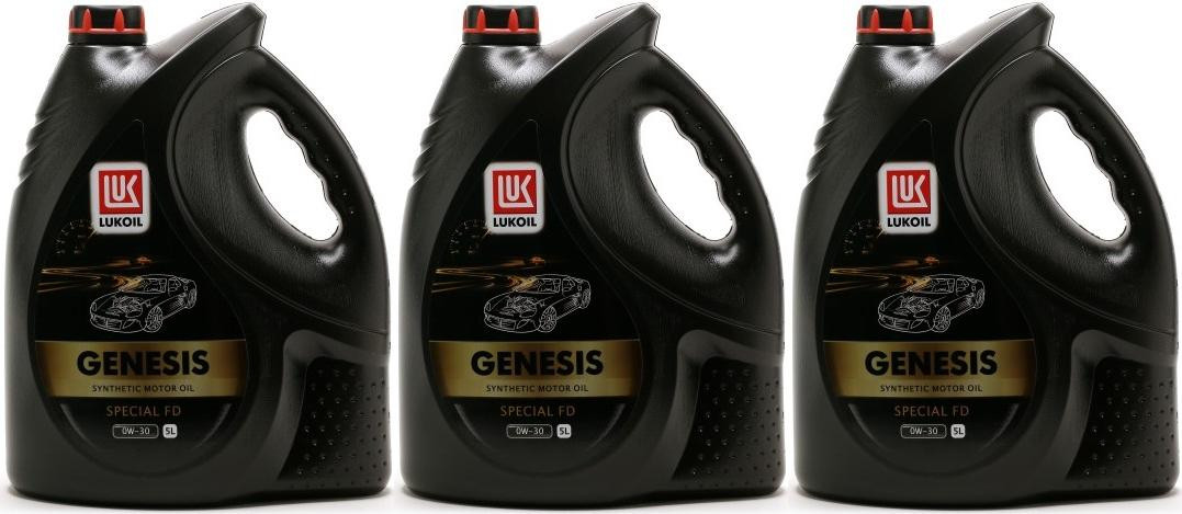 LUKOIL GENESIS SPECIAL FD 0W-30 Motoröl 3x 5 = 15 Liter