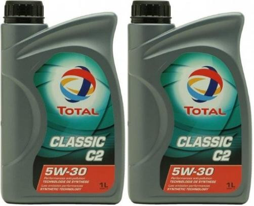 TOTAL Quartz Classic C2 5W-30 Motoröl 2x 1l = 2 Liter