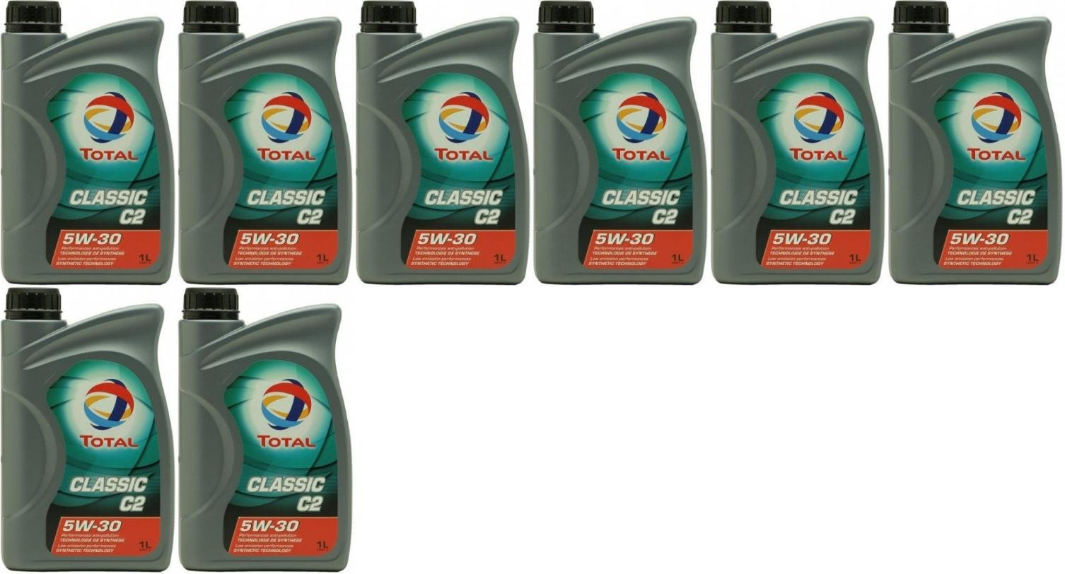 TOTAL Quartz Classic C2 5W-30 Motoröl 8x 1l = 8 Liter