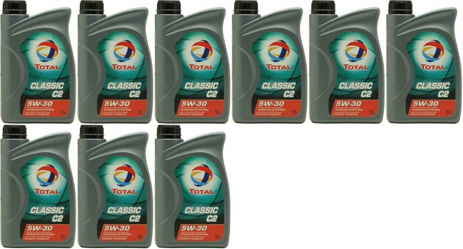 TOTAL Quartz Classic C2 5W-30 Motoröl 9x 1l = 9 Liter