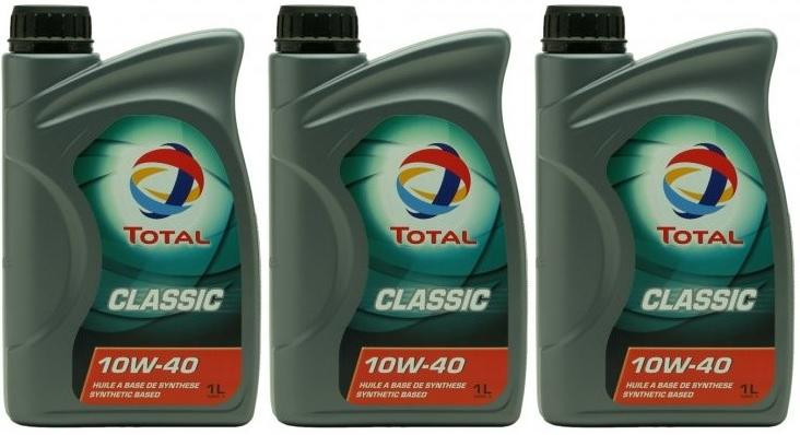 Total Classic 7 10W-40 Motoröl 3x 1l = 3 Liter