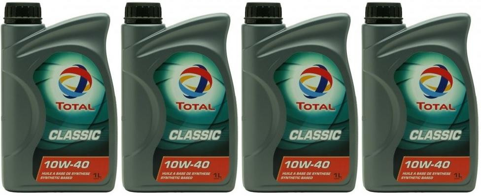Total Classic 7 10W-40 Motoröl 4x 1l = 4 Liter