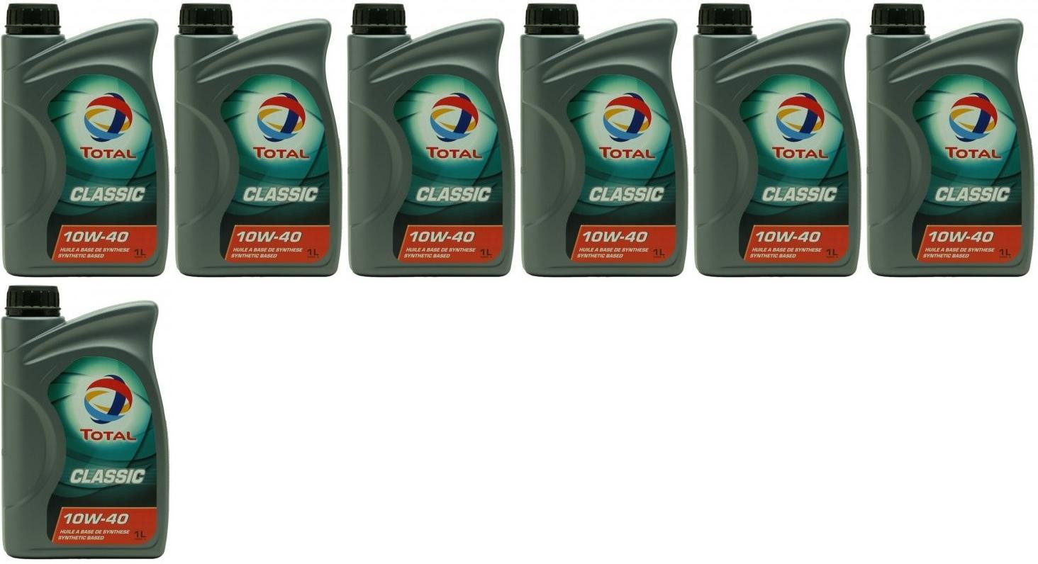 Total Classic 7 10W-40 Motoröl 7x 1l = 7 Liter